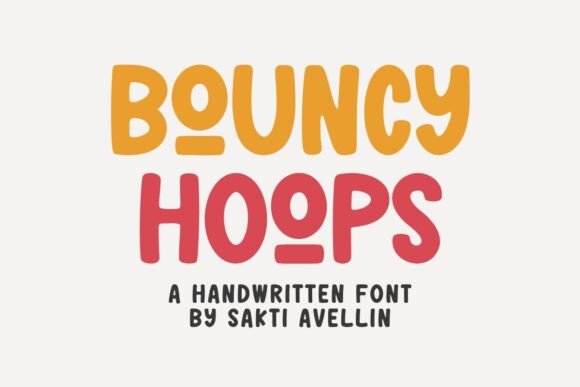 Bouncy Hoops: A Playful Font for Creative Designs