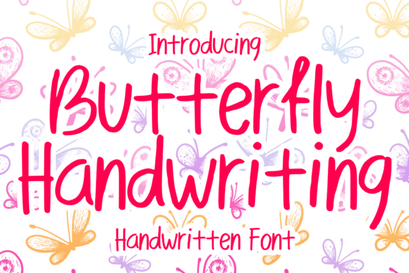 Butterfly Handwriting: Elevating Your Design Projects with Elegant Typography
