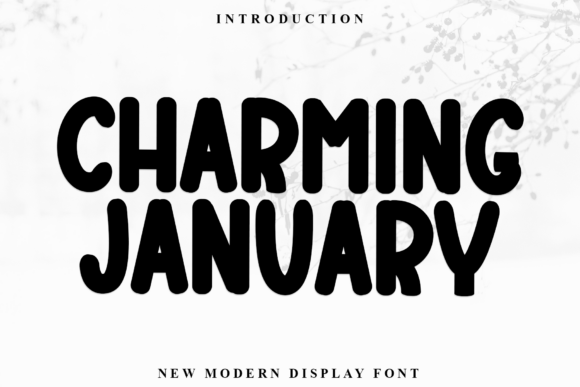 Charming January Font Guide