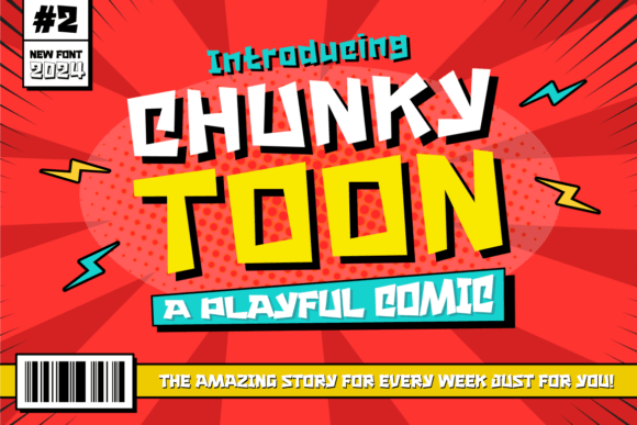 Chunky Toon: The Joyful Font for Playful Designs
