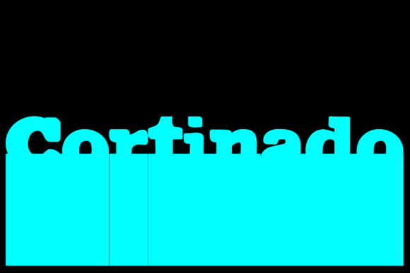 Cortinado: Redefining Visual Identity Through Mixed Font Dynamics