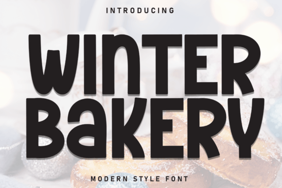 Evaluating Winter Bakery: A Bold Display Font for High-Impact Design