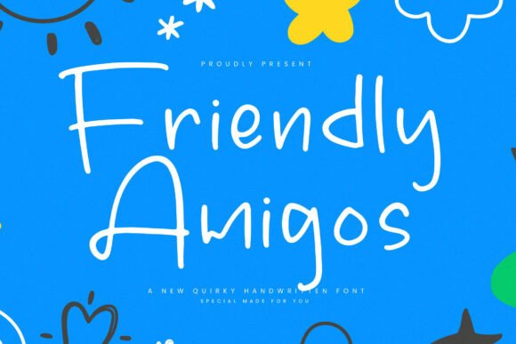 Friendly Amigos: A Quirky Handwritten Font