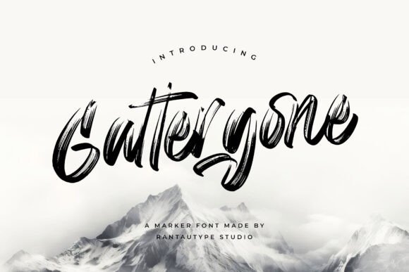Gattergone: Elevating Brand Identity with Dynamic Handcrafted Typography