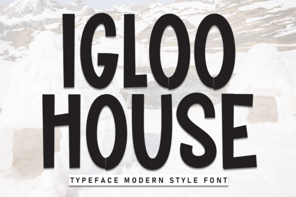 Igloo House: Elevating Brand Identity with Whimsical Typography