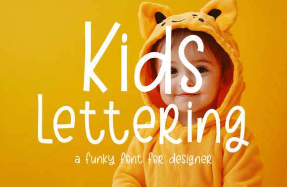 Kids Lettering: A Practical Guide to Using Bouncy Handwritten Sans for Children’s Design