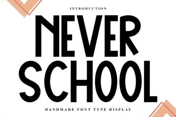 Never School: Elevating Visual Identity Through Distinctive Typography