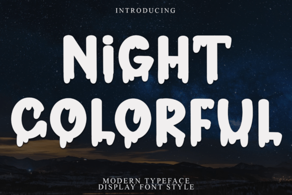Night Colorful: A Soft, Unique Touch for Modern Design Projects