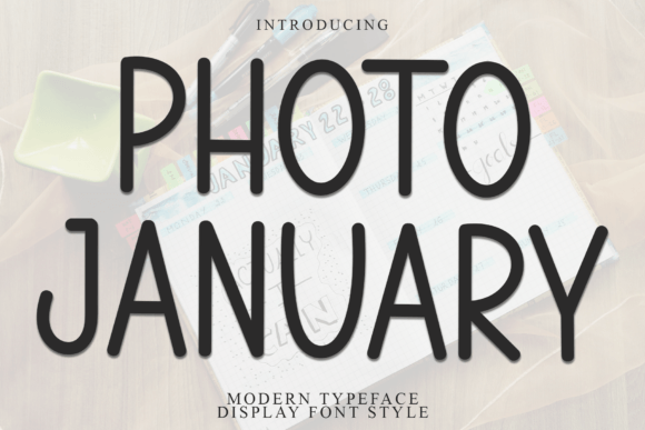 Photo January: Strategic Typography for Modern Brand Clarity