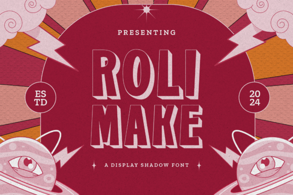 Rolimake: Bold Shadow Font for Impactful Designs