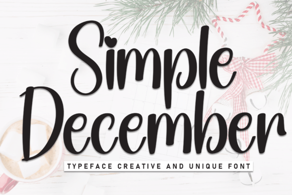 Simple December: A Cozy Handwritten Font
