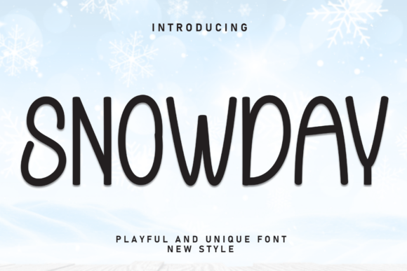 Snowday: Elevating Design with a Charming Handwritten Display Font