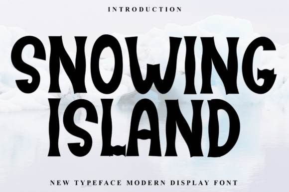 Snowing Island: Strategic Typography for Approachable Brand Communication