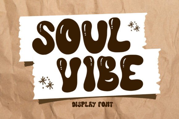 Soul Vibe: Bold Retro-Modern Display Font